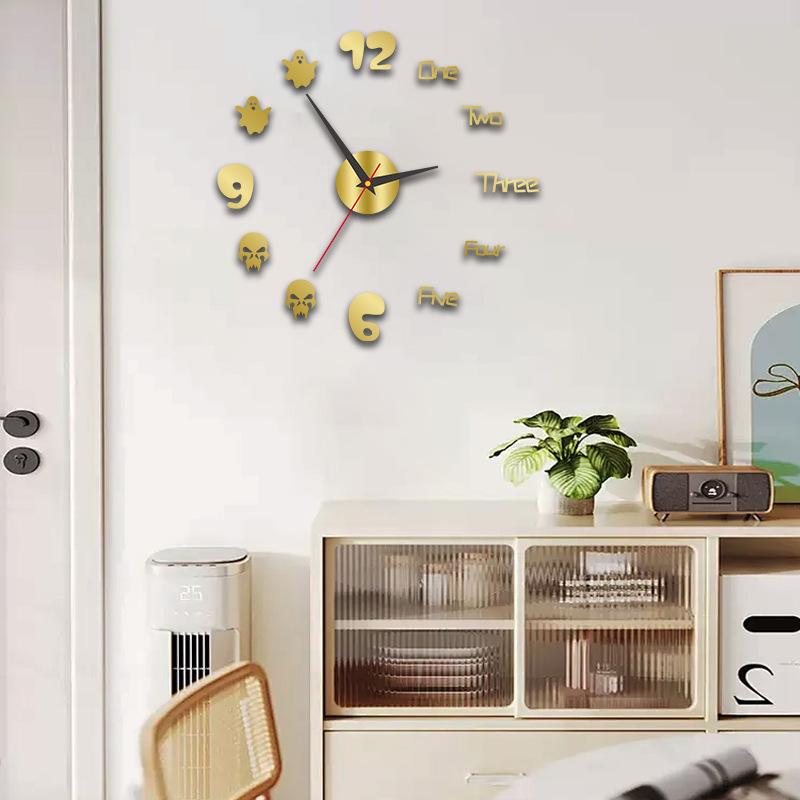 European Style Luminous Silent Wall Clock - Modern High-End Bedroom Decor