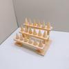 Multi-layer Wood Rings Display Holder Modern Ring Storage Rack Cone Ring Display Stand  Entrance