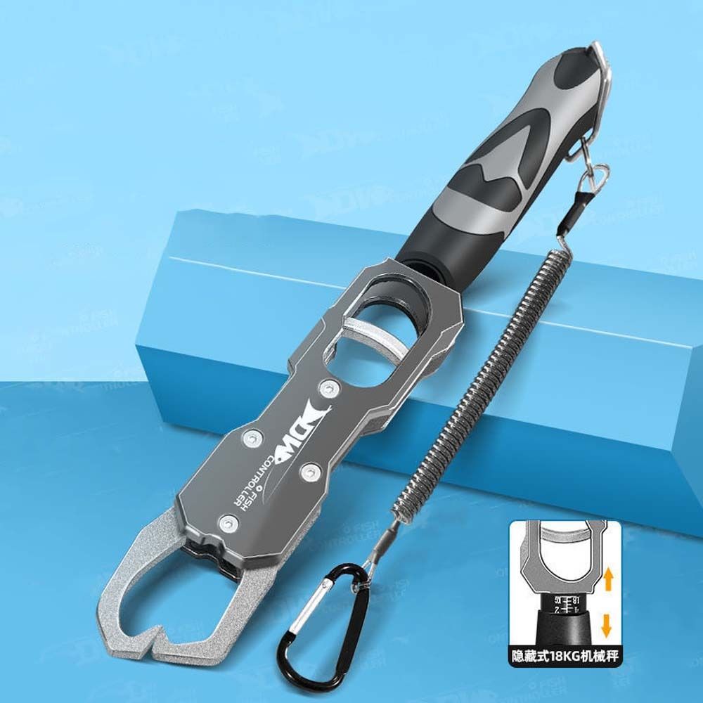 Aluminum Zinc Zinc Alloy Fishing Lip Grip Long Handle Fishing Beak Grip Fish Controller  Recover Line