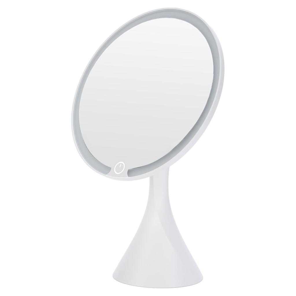 Lighted Makeup Mirror 3 Color Temperatures Dimmable LED Cosmetic Vanity Mirror for Dorm Bedroom Bath