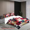 MERRY Christmas Bedding Set 3D Printed Duvet Cover Set Soft Single Double Size Bed Set 2026 Christmas Calendar Home Decorations