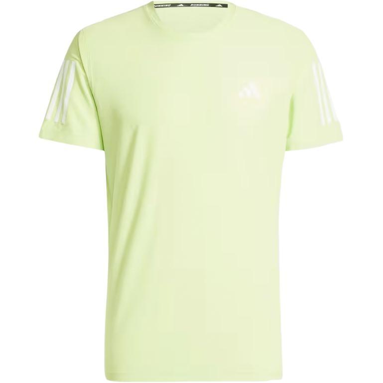 adidas Own the Run T-shirt Asia Sizing Pulse Lime Men s IV5405 XXL