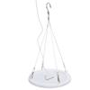 Plant Grow Light White 120 Beads 8W Full Spectrum Hanging Growing Lamp with 2H 4H 8H Timer 4 Dimmable Levels for Indoor