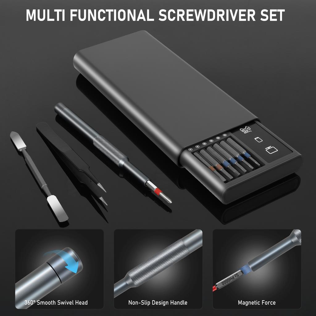 39 In 1 Precision Screwdriver Kit High Hardness Chrome Vanadium Steel Mini Screwdriver Tool Set for Electronic Device Repair