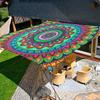 Rectangular Shape Shade Cover Waterproof Fabric Patio Canopy Sunshade Sail  Outdoor Garden