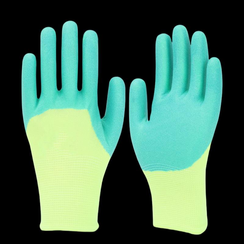Anbikang Nylon Foam Rubber Coated Work Gloves