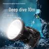 Rechargeable Diving Headlamp: Super Bright, Waterproof, Long Battery Life, Head-mounted Flashlight for Outdoor and Underwater Use.