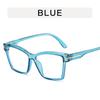 New Anti Blue Light Glasses for Women Fashionable Cat Eye Decoration Eyeglass for Men Simple Retro Eyewear Frame