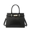 Large Bag Light Luxury Niche High-end Crocodile Pattern Tote Bag Large Capacity Versatile Commuter Shoulder Bag Women