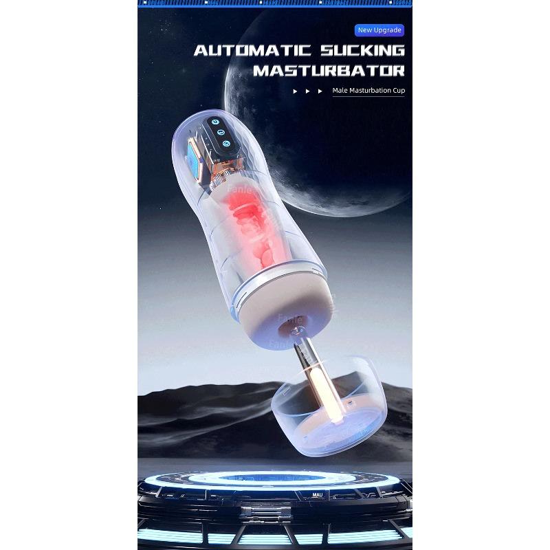 Automatic Sucking Sex Toy Male Masturbator Cup Vibration Blowjob Machine Heating Masturbation Adult for Men Masturbate Supplies