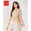 IEF 2026 Summer Korean Style Plus Size Two-Piece Top Set