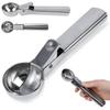 Steel Scoop Spoon for Scooping and Serving Ice Cream, Potatoes, Rice