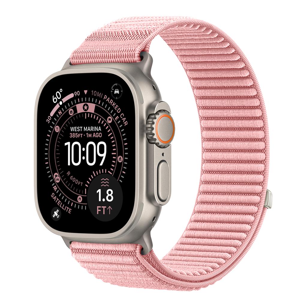Strap for Apple Watch Ultra 3 Bands Iwatch 49mm 44mm 40mm 42mm 46mm 41mm 45mm Nylon Loop Correa Bracelet Series 10 9 8 7 2 Se 11