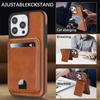 Magnetic Leather Phone Case with Card Holder for iPhone 12 - 17 Series Multi - Functional Stand Shockproof Protective Cover