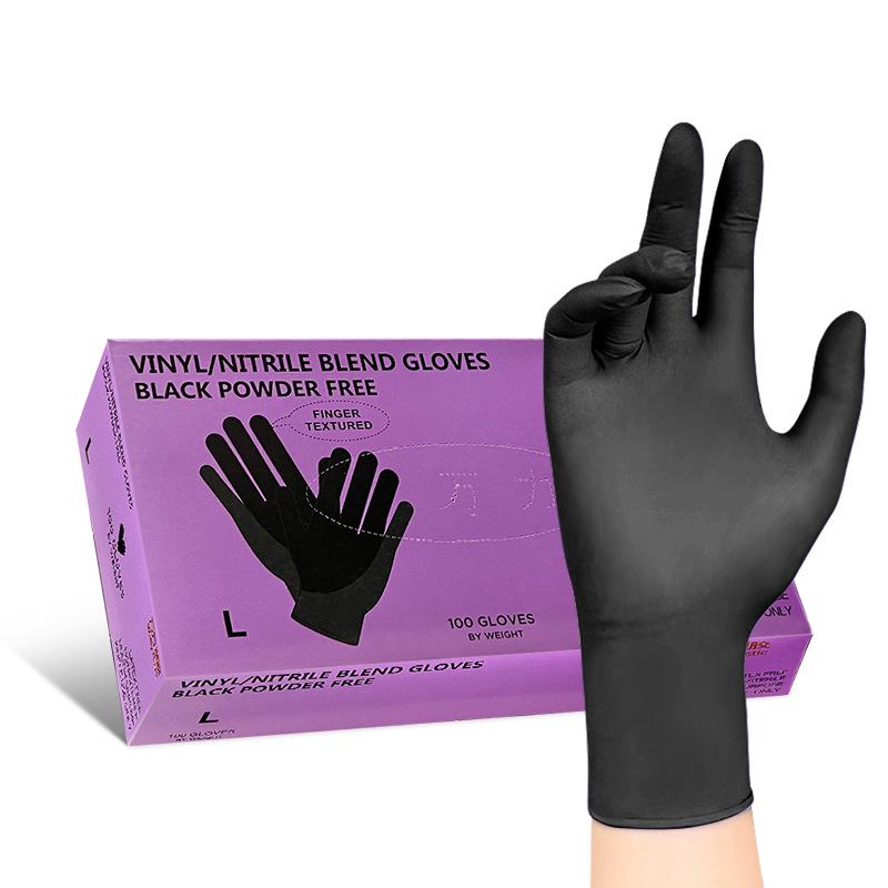 Thickened Disposable Nitrile Latex PVC Gloves: Edible-Grade Protection for Beauty, Kitchen, and Catering Use
