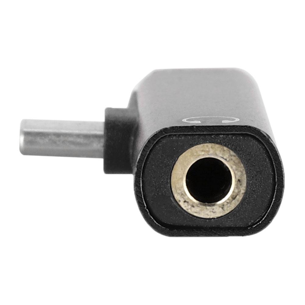 2'si 1 Arada Type C - 3.5mm Kulaklık USB Şarj Dönüştürücü Çok Fonksiyonlu Dönüştürücü Siyah