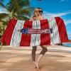 Stoke Football Club Beach Towel Microfiber Beach Towel, Lightweight and Quick-Dry, for Summer Travel, Swimming Pool Fan Birthday Gift