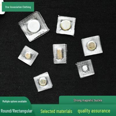 Snap-On No-Sew Magnetic Button Clasp for Bags & Clothes