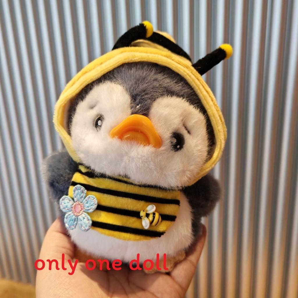 Cute Penguin Stuffed Doll With Short Plush Material For Desk Decor And Collectors