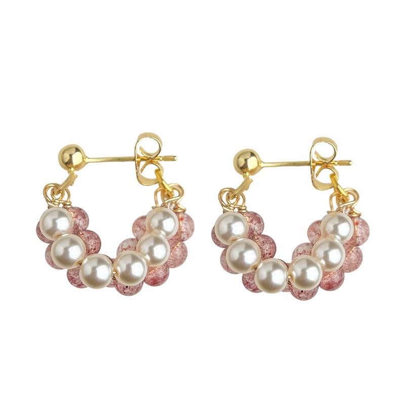 New Chinese Natural Stone Earrings, Handcrafted Colorful Beaded Vintage Drops for Women, Unique Gift for Hanfu Qipao Fashion