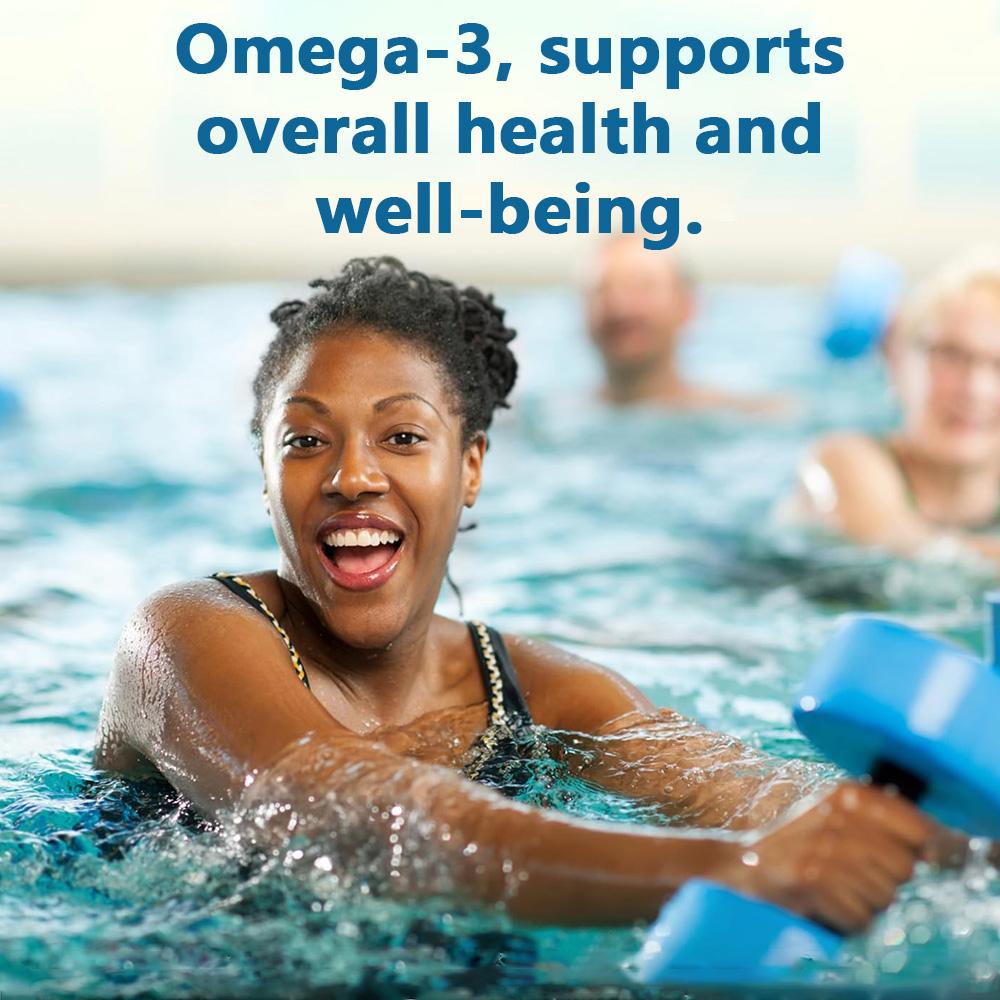Taoters Omega-3 Deep Sea Fish Oil Soft Capsules Heart Friendly and Odorless 120 Capsules