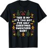 Zu heiß Hässliche Weihnachtspullover Lustig Weihnachten Männer Frauen Familie T-Shirt