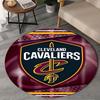 football Cavaliers Logo Round Rug for Livingroom,Bedroom, Palyroom, Chair Rug, Area rug, Circle Carpet, Large Size Fan Christmas gift
