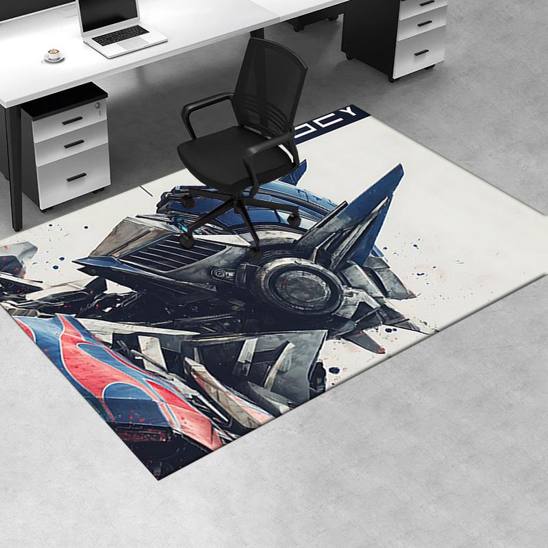Transformers Office Chair Mat Home Decor, Sofa Carpet, Office Rug Gift for Transformers Fans Suitable for Bedroom, Living Room