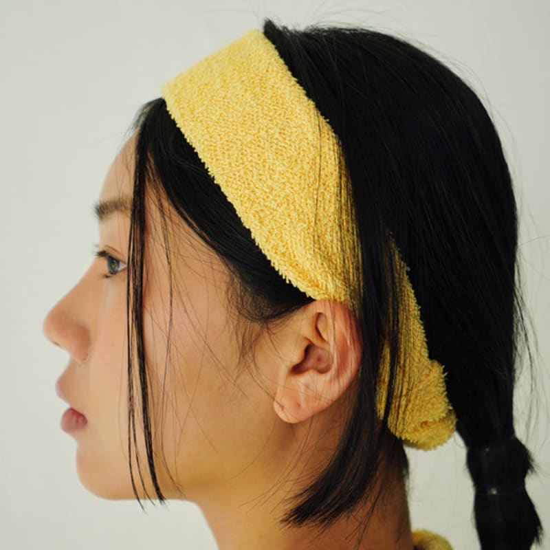 sea.salt.sea terry hair band (yellow)