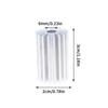 20mm 1W 3W High-Power Aluminum Profile Radiator, 1/3/5PCS 30mm Height Aluminum Heatsink for Led Light