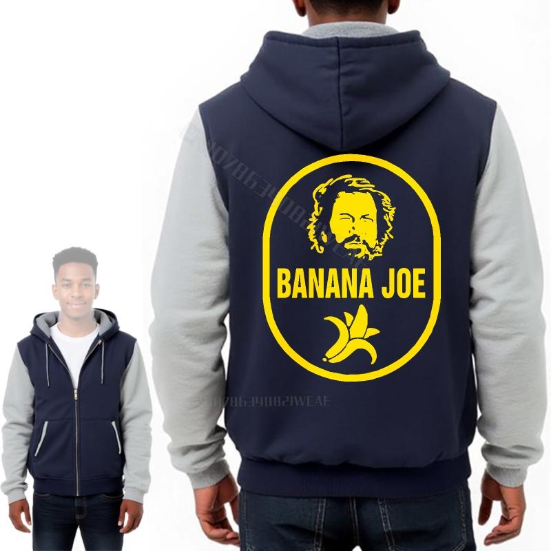 Travel Hooded Comfort pullover Banana Joe Logo On Hoodie Streetwear Hiphop Streetwear Sweatshirt Basic Hoodies Unisex Zipper