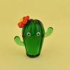 Cute handmade glass Miss Cactus by Fourcart