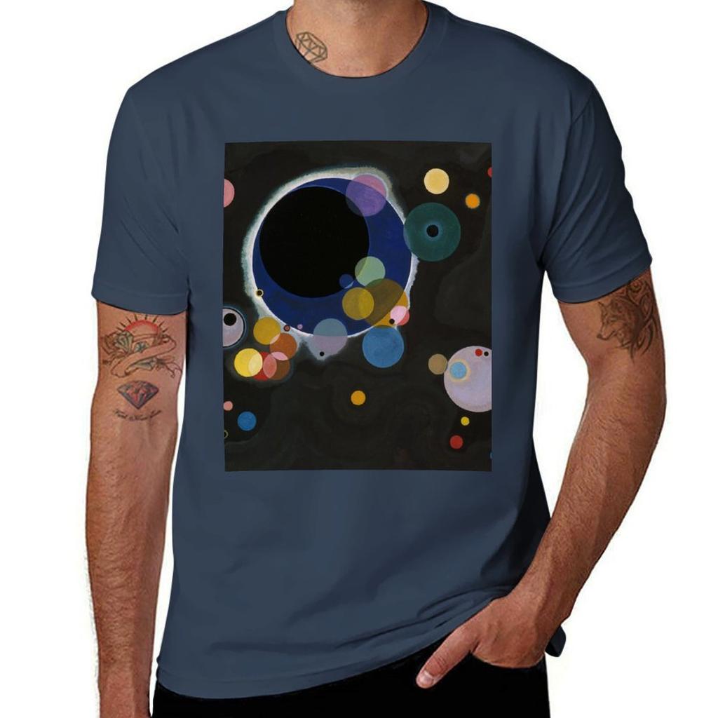Wassily Kandinsky Several Circles TShirt Plus Size Solid Color TShirt