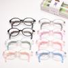 Top-Selling Professional Children's Glasses with Tomato-Style Silicone Nose Pads, Ultra-Light Transparent Gray Unisex Frame