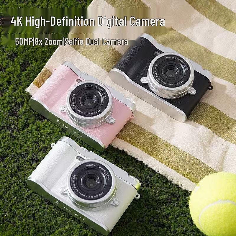 Vintage HD High-Pixel Dual Camera for Selfies and Portability