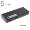 LED Display Power Bank Cases DIY Shells 22.5w Battery Charger Cases LED Light