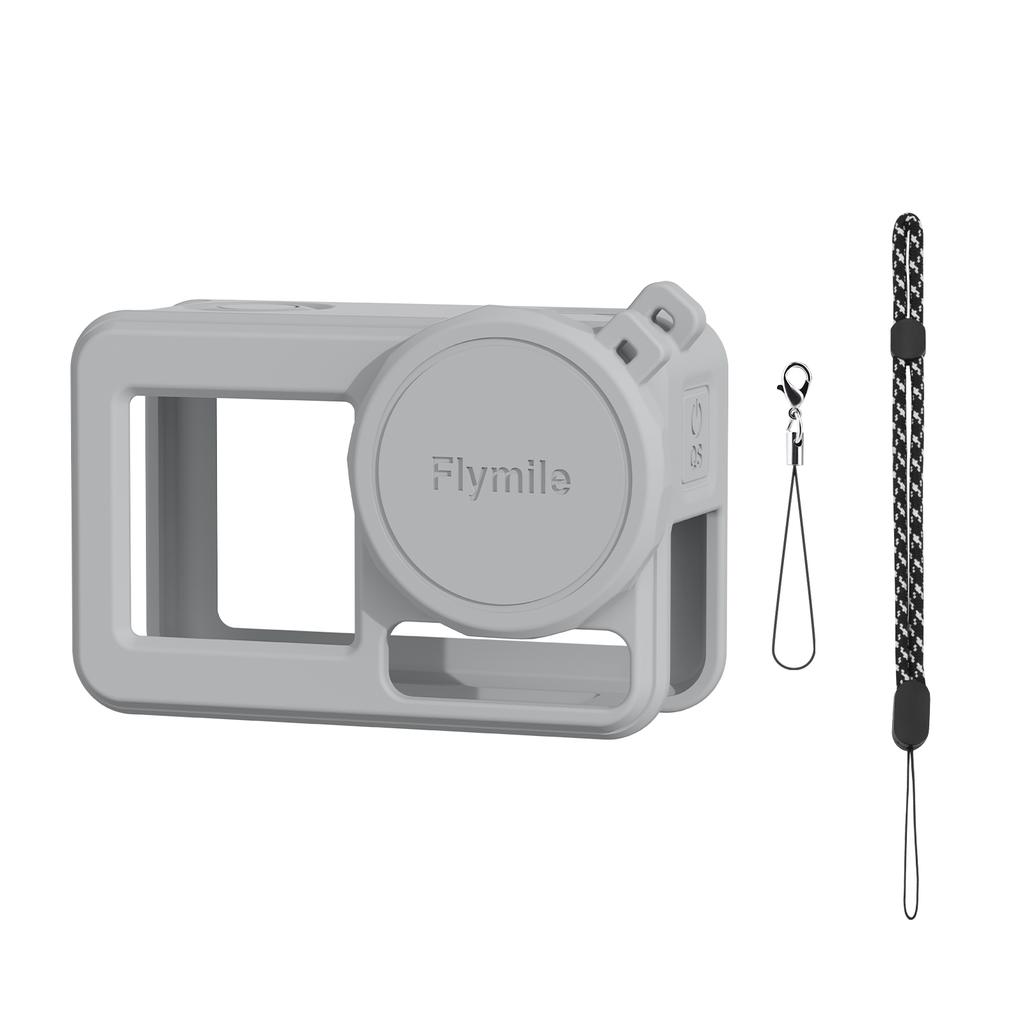 Silicone Case for DJI OSMO Action 5 Pro Body Bumper Protective Cover+Lens Cap Anti-scratch Protector Soft Shell Accessories Set
