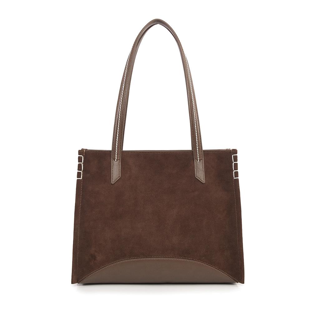 Tote Bag, Fashionable Frosted Bag, Large Capacity, High-end Commuting Shoulder Bag, Women s New Minimalist Women s Bag