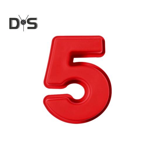 3D digitální dortová forma Silikonová nepřilnavá dortová forma na dorty Vysoká Nízká teplota Odolná protiskluzová textura Forma na narozeninový chléb s překvapením