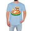 Cute Corgi Mens T-Shirt Summer Vibes Dog Lover Funny Cartoon Summer Gift
