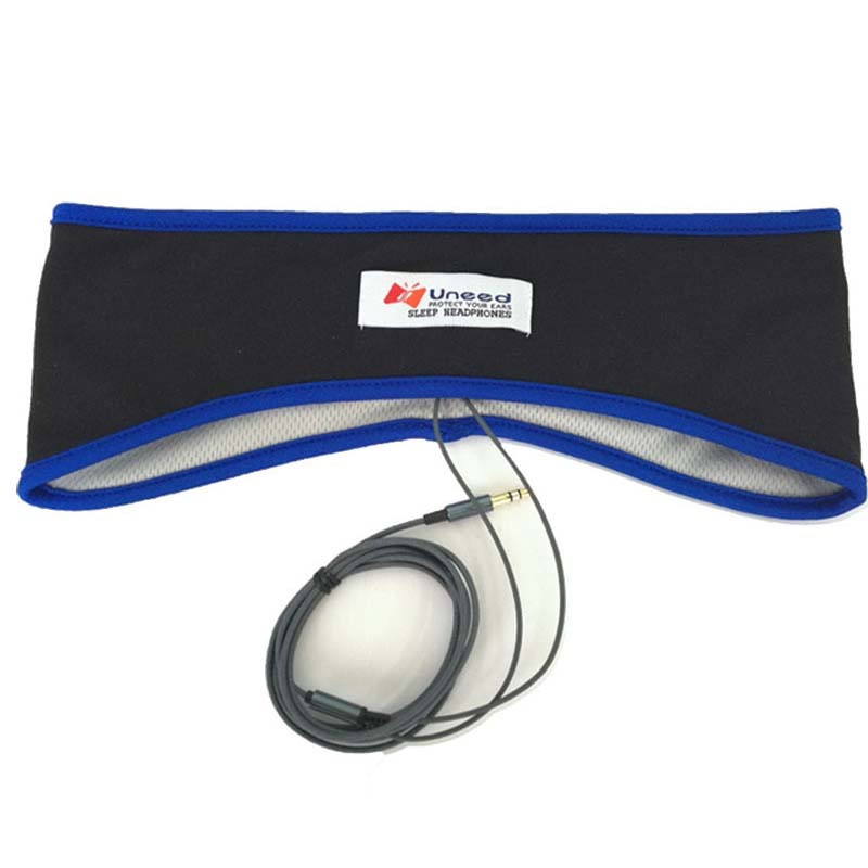 Sports Earphone Sleeping Mask Anti-noise Headphone Headband  3.5mm Wired Headset Music Player for Smartphone PC