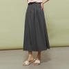 Women's Elegant A-Line Midi Skirt
