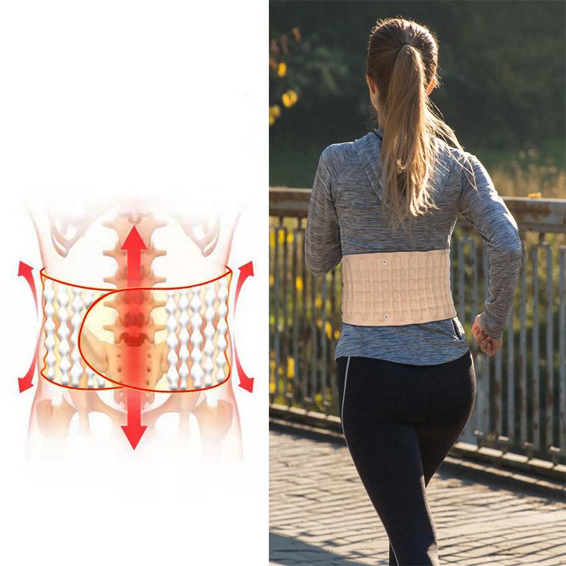 Unzipped Waist Support Belt Waist Air Traction Bracket Spine Relief Belt Release Backward