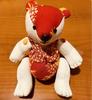 [USED] Teddy Bear, Stuffed Toy, Luxury Hotel Exhibit, Handmade