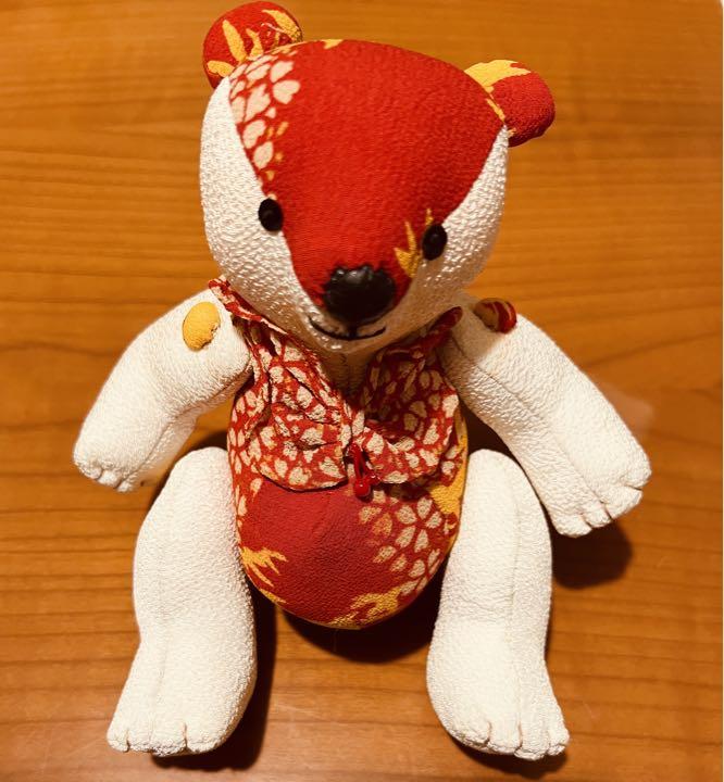 [USED] Teddy Bear, Stuffed Toy, Luxury Hotel Exhibit, Handmade