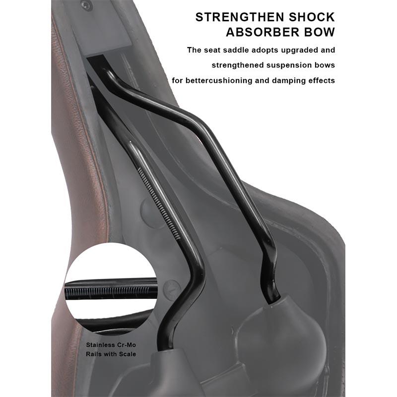 Bicycle Saddle Thicken PU Leather Sponge Shockproof Mountain Road Bike Soft Comfortable Seat Cushion Cycling Accessories