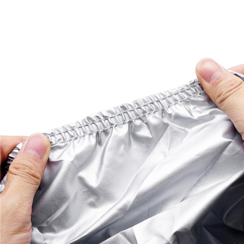 Boat Cover Yacht Outdoor Protection Waterproof Boat Cover Oxford Fabric Anti-smashing Tear Proof Silver Reflective 300D 11-22FT