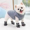 4Pcs Warm Winter Dog Shoes Plush Cats Puppy Socks Fashion Pet Shoes  Cat
