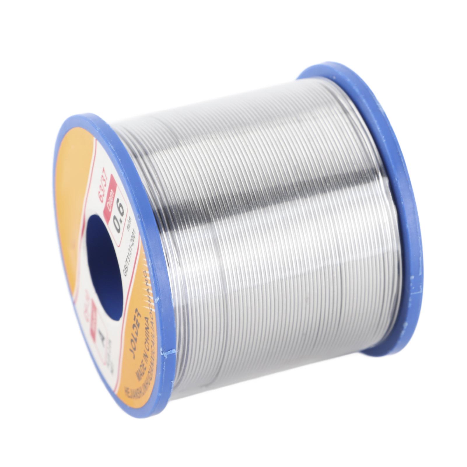 

Премиальная паяльная проволока 6337 2% флюса Олово 0,6~1 мм Катушка паяльной проволоки с канифольным сердечником (0.6mm)