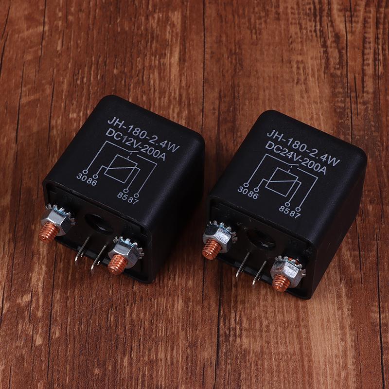 Autobatterie-Trennschalter Koppler Netzschalter 4-polig Doppelbatterie-Trennschalter Relais 120A 200A 12V 24V Batteriekreisunterbrecher